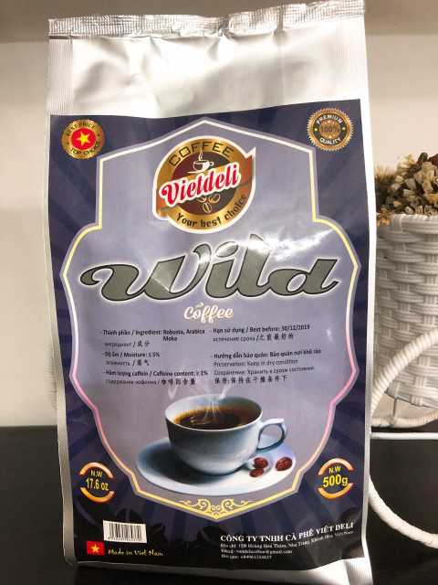 Premium Vietdeli Wild Roasted Coffee Beans